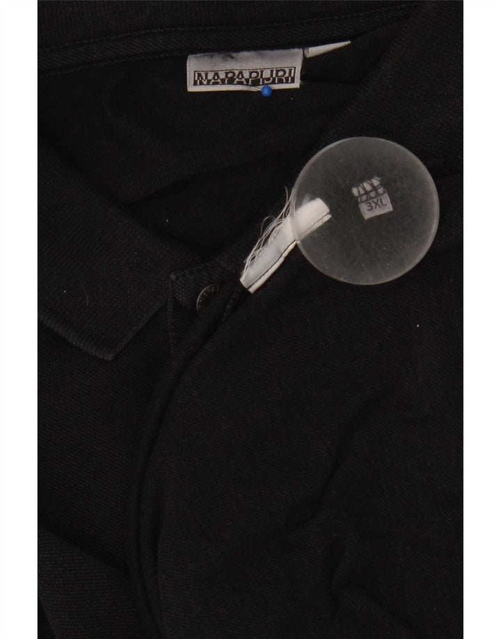 Męska koszulka polo Napapijri 3XL czarna