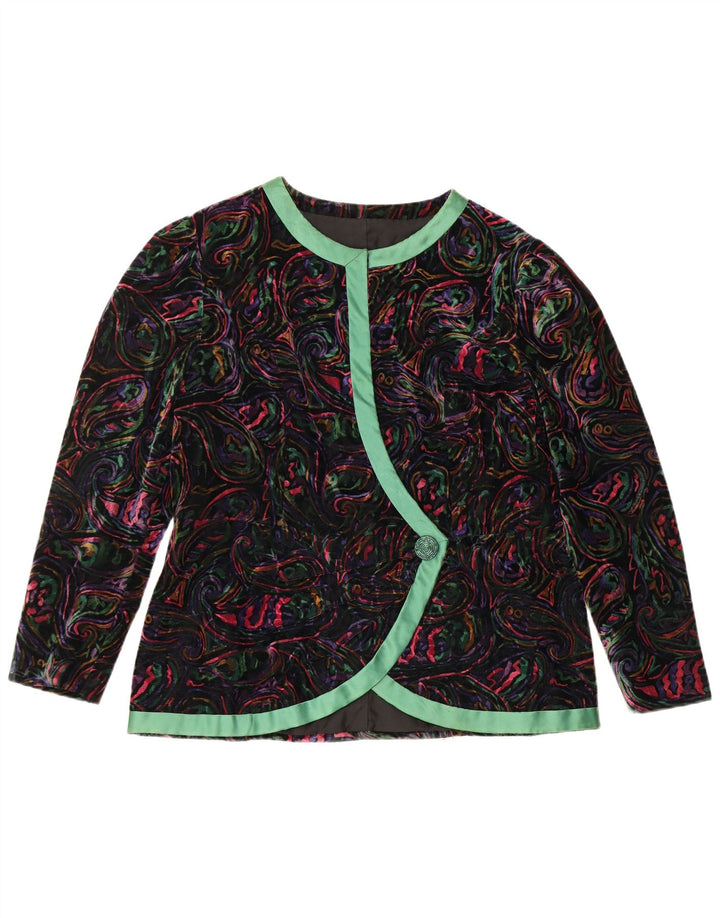 VINTAGE Damski komplet spódnic zapinanych na 1 guzik, UK 12 Medium W32, wielobarwny