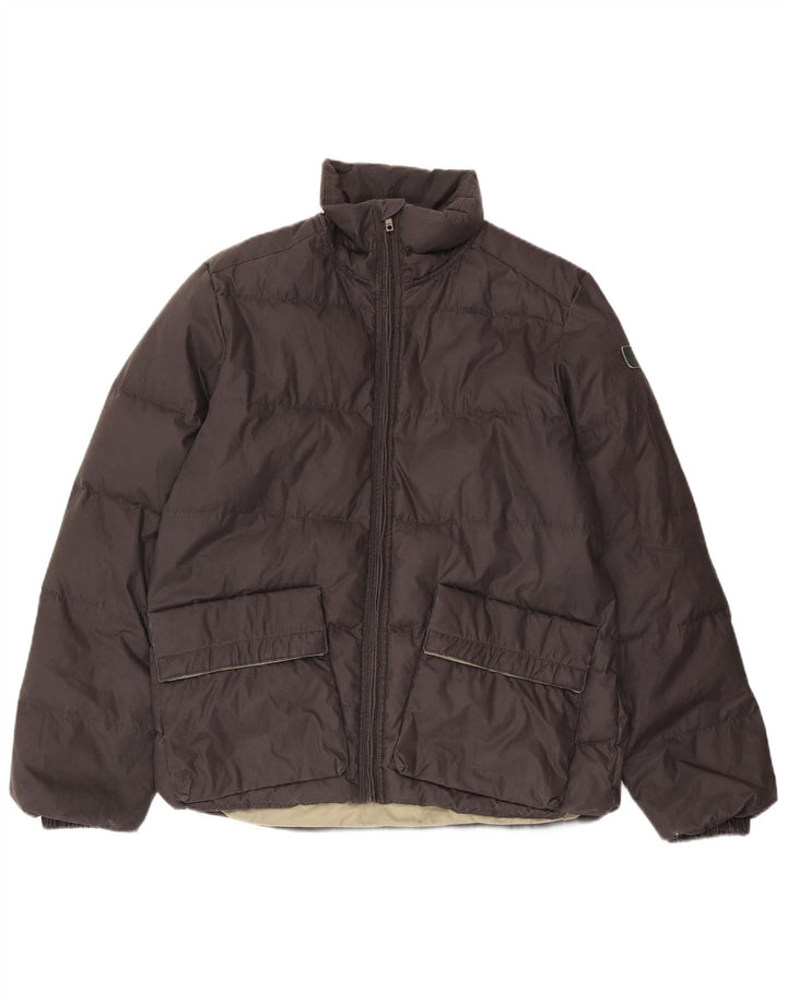 Męska ocieplana kurtka DIESEL UK 40, duża, szary poliester