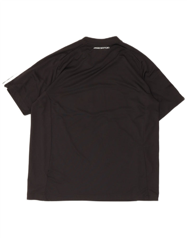 Adidas Męska koszulka Climalite Top, duża, czarna, z poliestru