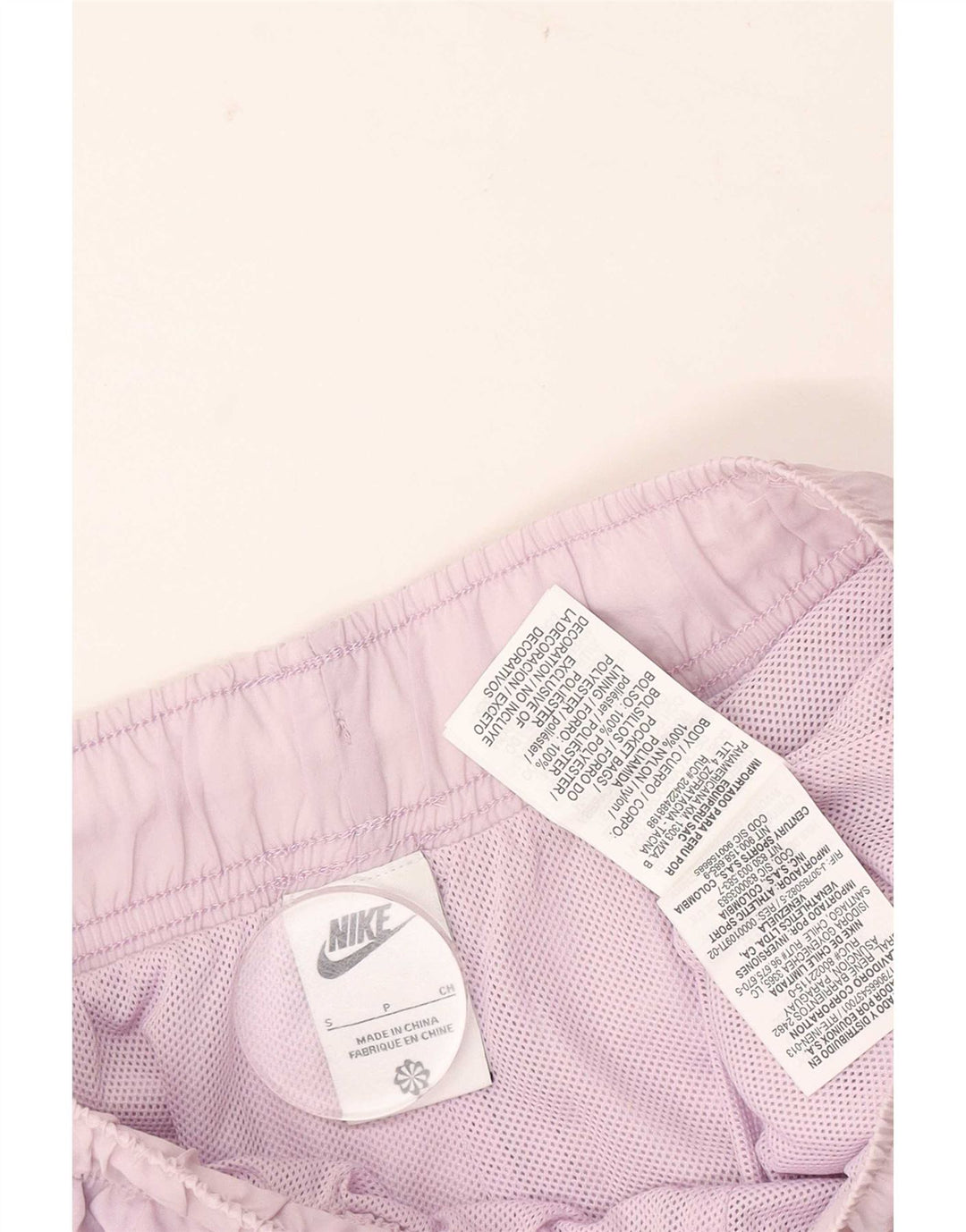 Damskie spodenki sportowe Nike UK 8, mały, fioletowy poliester