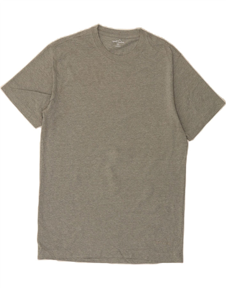 EDDIE BAUER Mens T-Shirt Top Medium Grey Cotton Vintage Eddie Bauer and Second-Hand Eddie Bauer from Messina Hembry 