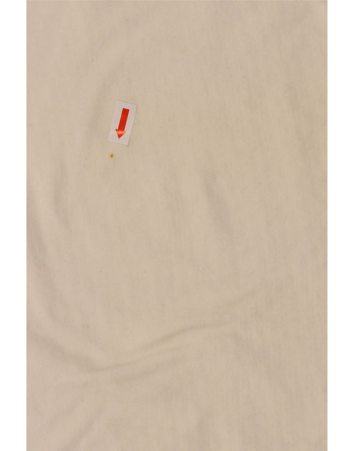 T-shirt damski IZOD UK 18 XL, biała bawełna