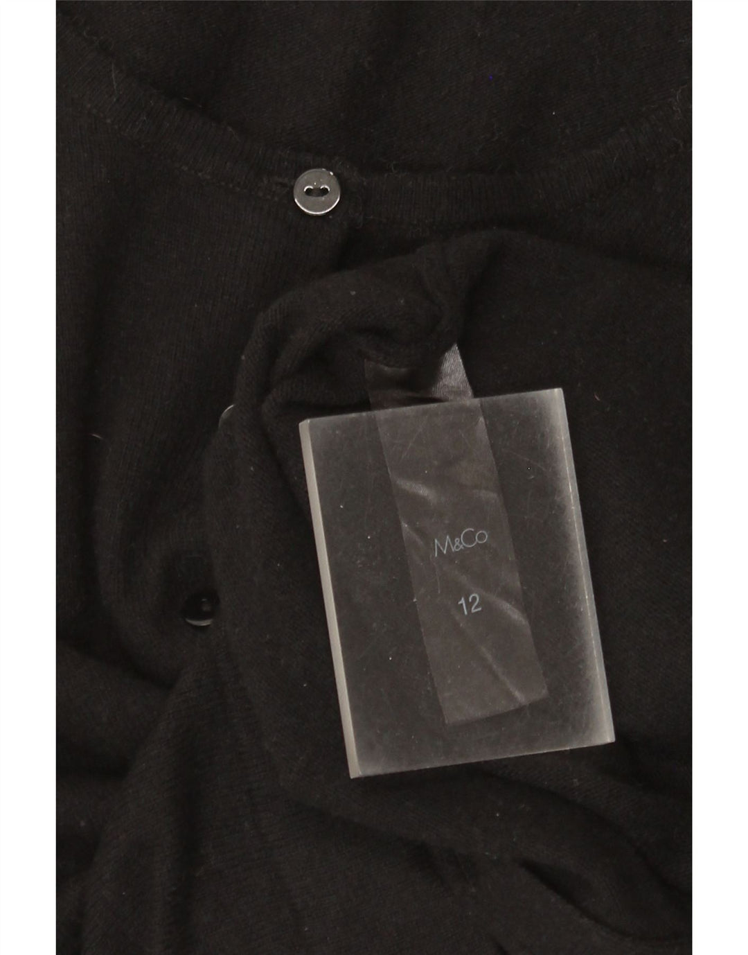 Sweter damski M&Co, UK 12, średni czarny nylon