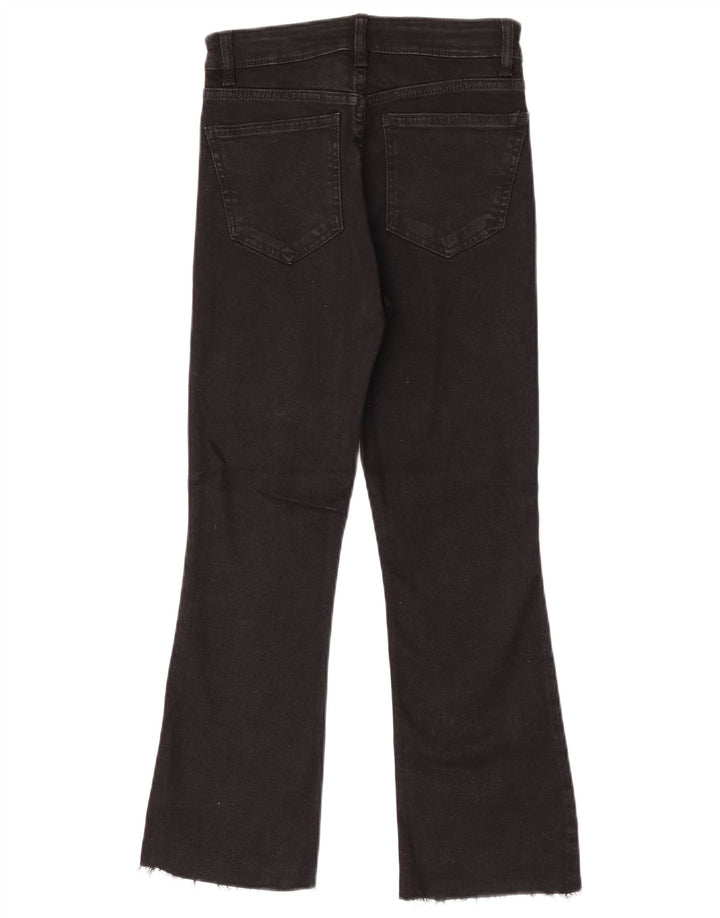Damskie jeansy Bootcut Zara EU 36 XS W26 L25 Czarne