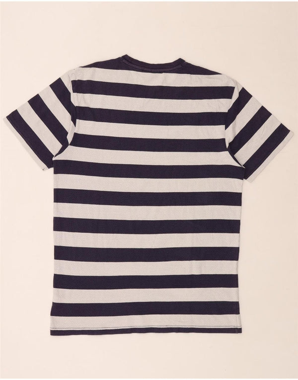 T-shirt męski VANS, duży, bawełniany w granatowe paski