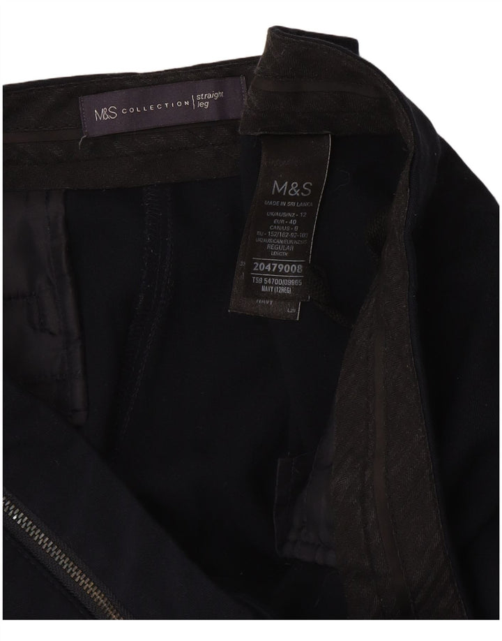 Spodnie damskie Marks & Spencer UK 12 Medium W30 L30 Granatowe