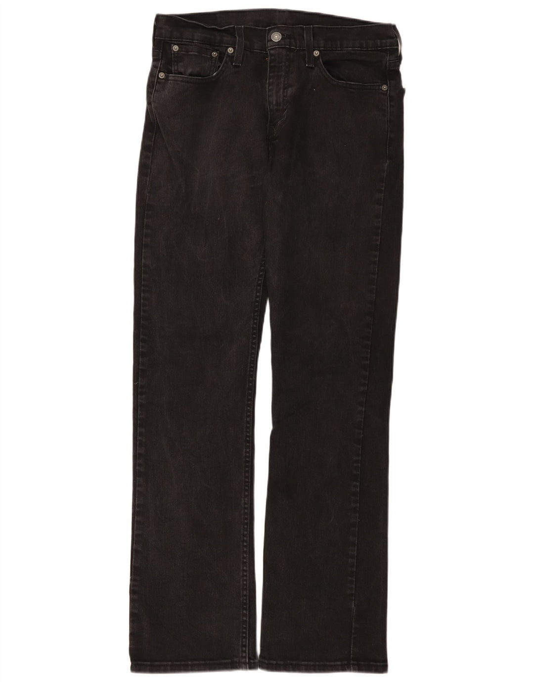 Męskie jeansy Levi's 527 Bootcut W30 L32 Czarna bawełna