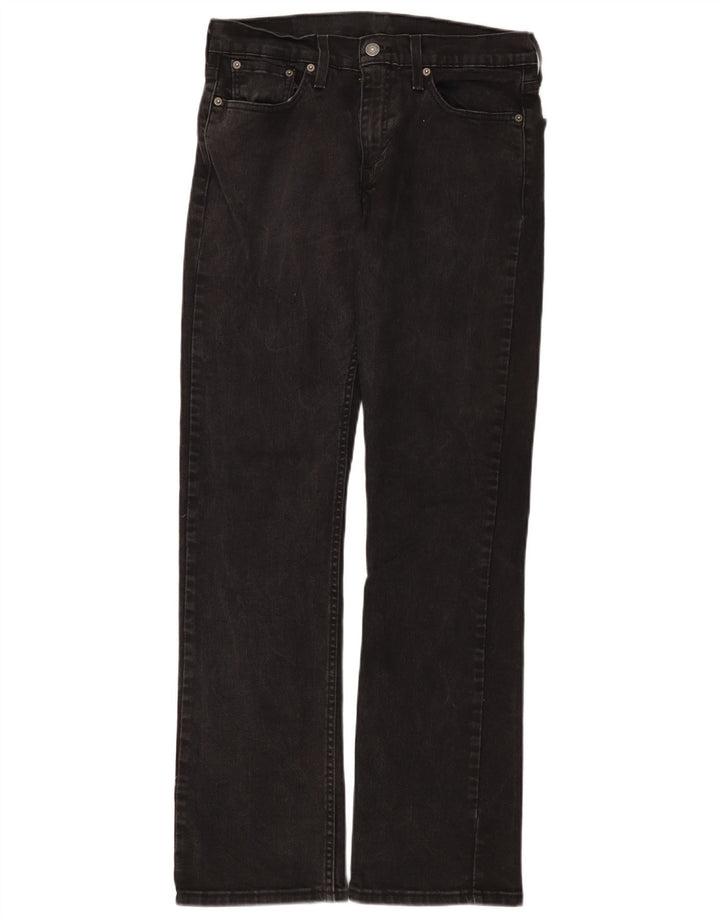 Męskie jeansy Levi's 527 Bootcut W30 L32 Czarna bawełna