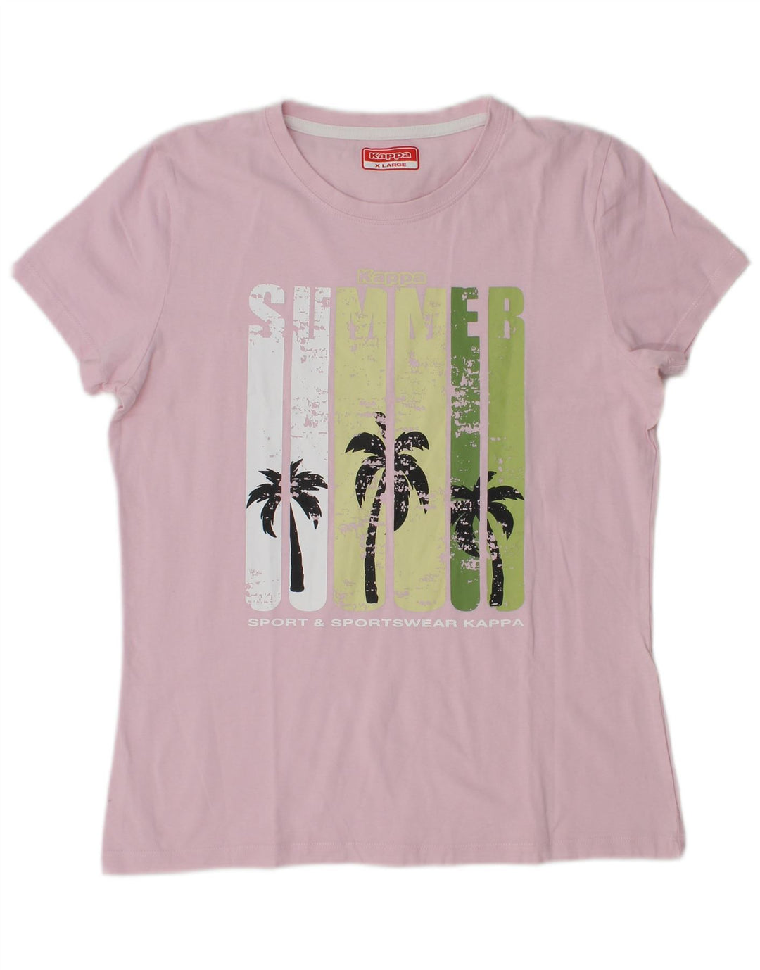 Damska koszulka z grafiką Kappa Top UK 18 XL fioletowa