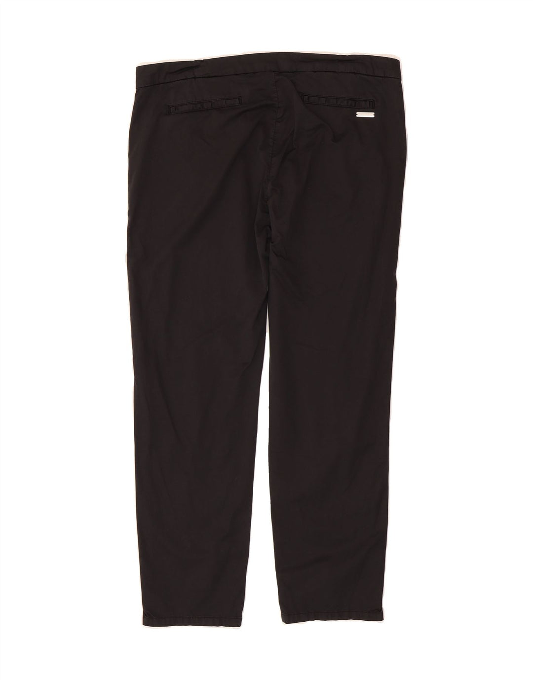 WOOLRICH Womens Stretch Slim Fit Suit Trousers W31 L27 Black Vintage Woolrich and Second-Hand Woolrich from Messina Hembry 
