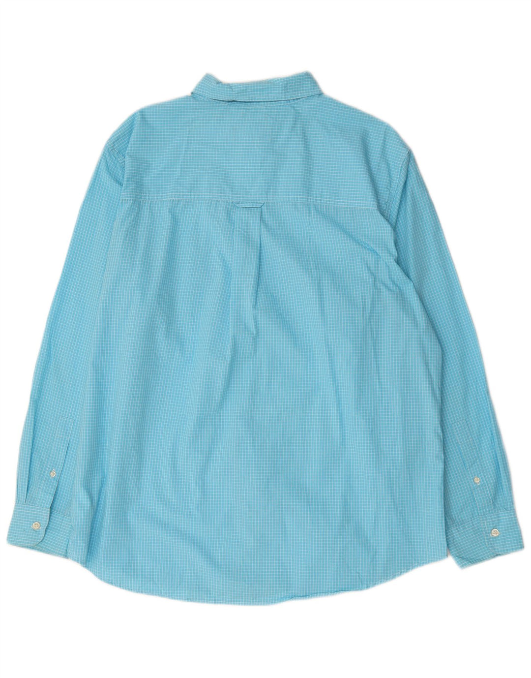Koszula męska Chaps Easy Care XL w niebieską kratkę, bawełniana