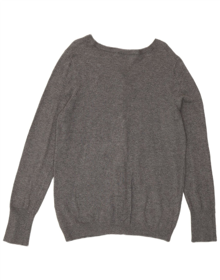 Sweter damski Zara Cardigan UK 14 Large, szara wiskoza