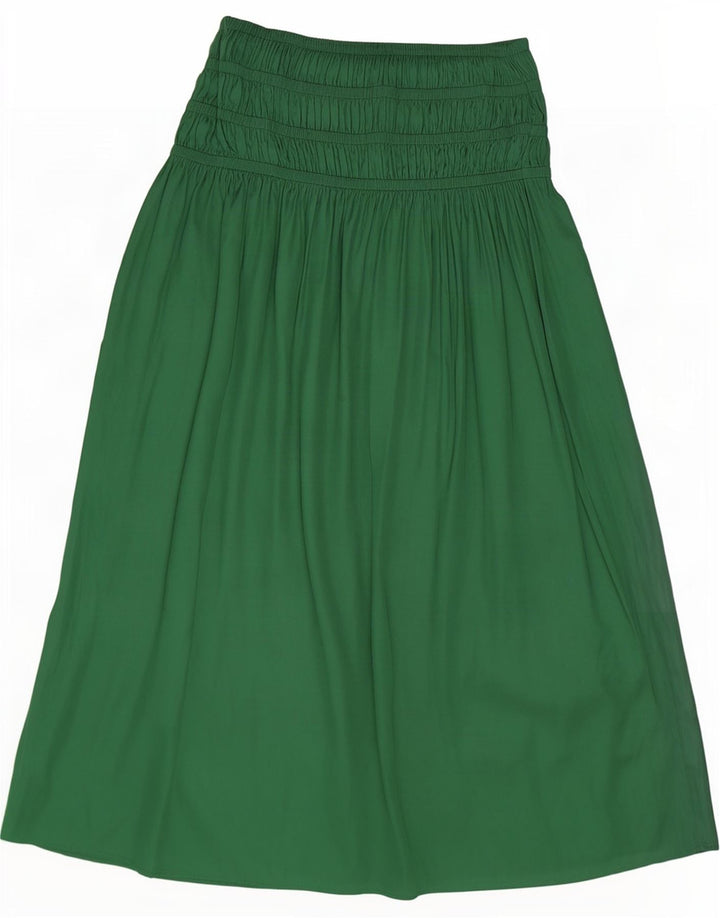 Marks & Spencer Damska spódnica maxi UK 10 Small W34 Zielony poliester