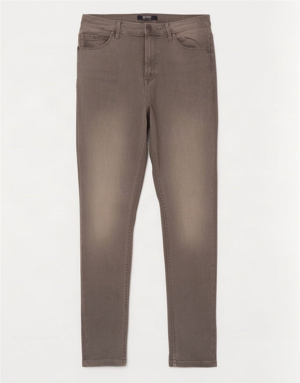 Marks & Spencer Damskie jeansy skinny UK 12 Medium W32 L30 Szara bawełna