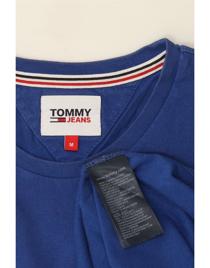 T-shirt męski Tommy Hilfiger Top, średnioniebieski, bawełniany