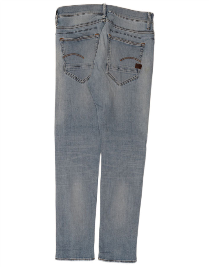 Męskie jeansy slim G-Star W29 L30 Niebieskie bawełniane