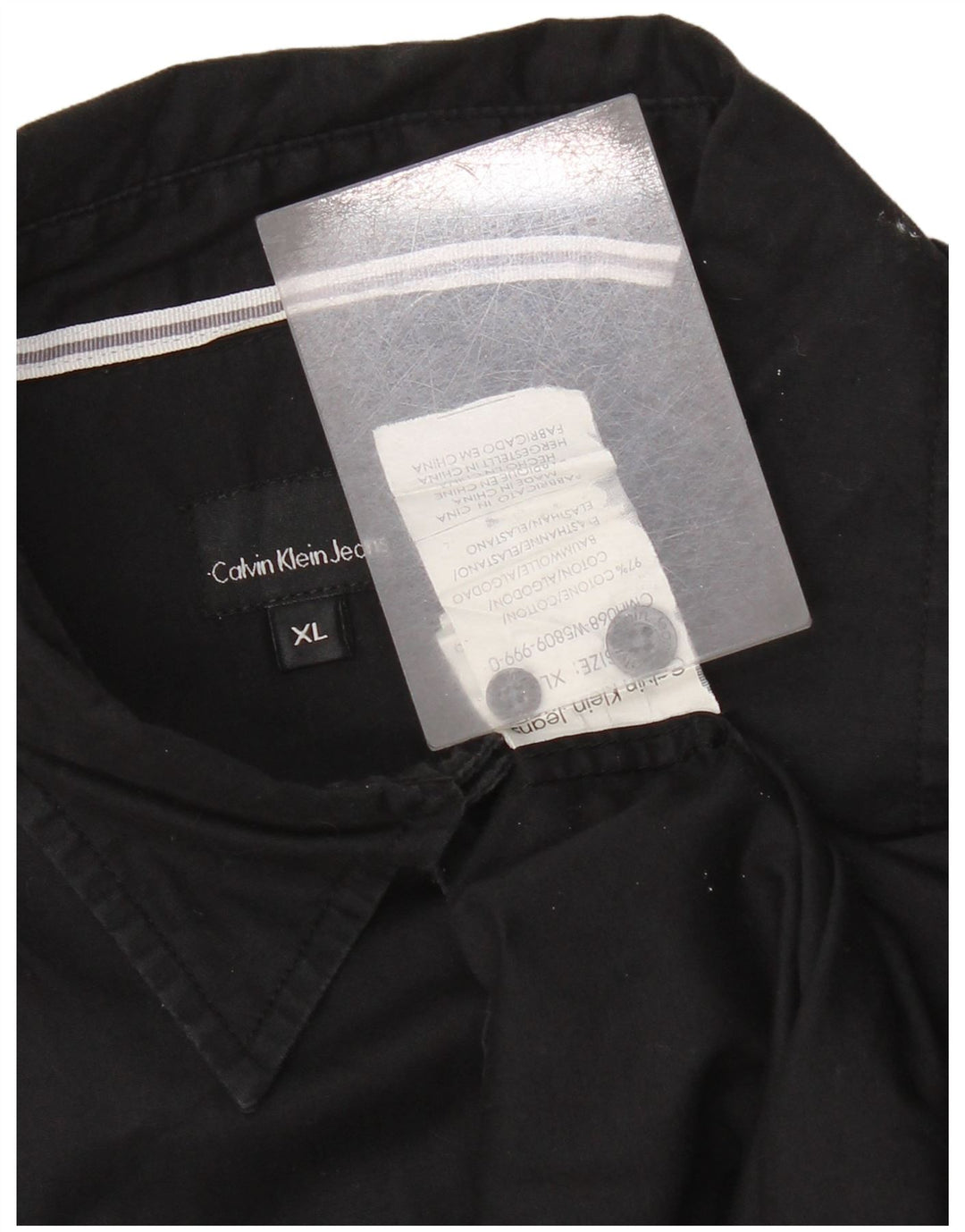 Koszula męska Calvin Klein Jeans XL, czarna, bawełniana