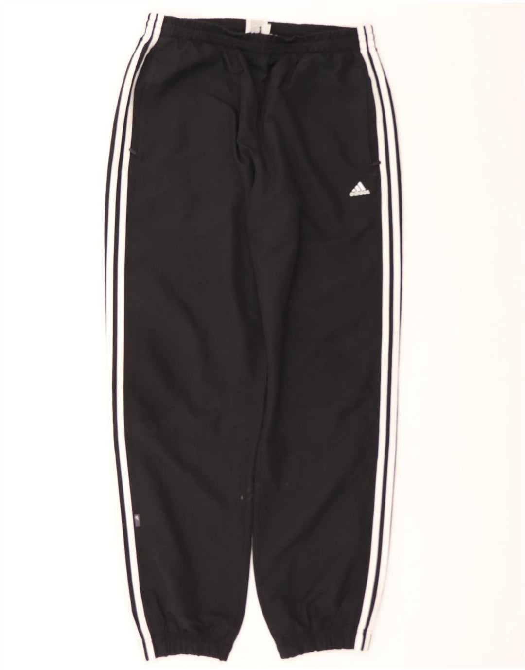 Męskie spodnie dresowe ADIDAS, duże, czarne, poliestrowe
