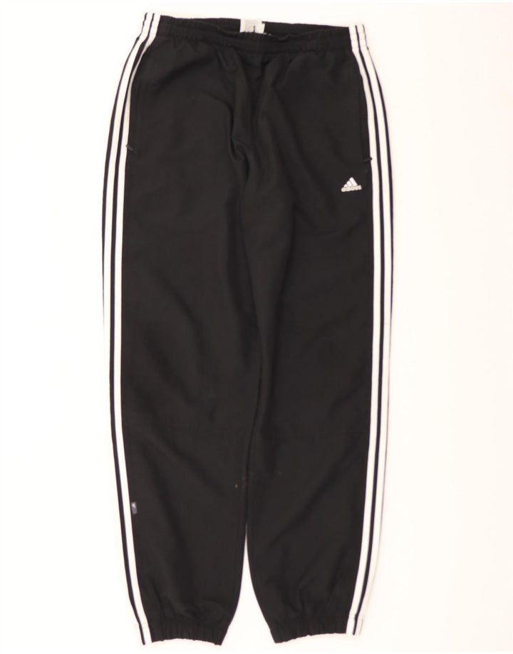 Męskie spodnie dresowe ADIDAS, duże, czarne, poliestrowe