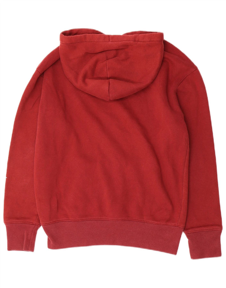 HOLLISTER Męski sweter z kapturem XS, bordowa bawełna