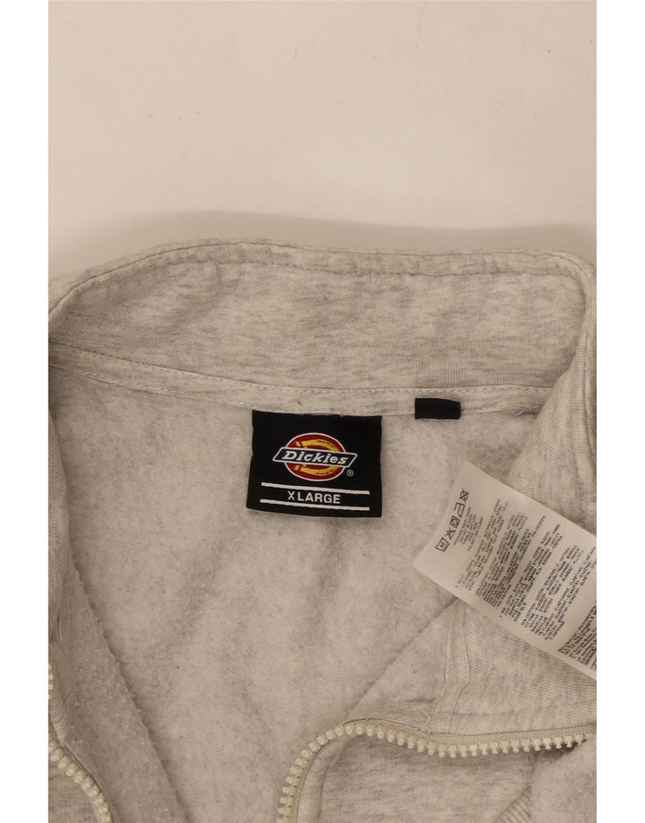 Damski sweter oversize DICKIES z zamkiem błyskawicznym, UK 18 XL, szara bawełna