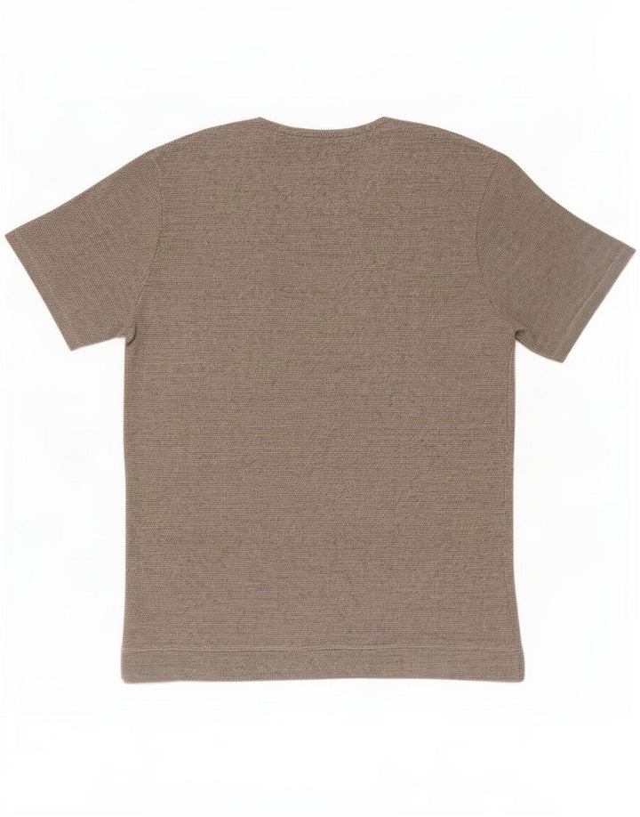 Męski T-shirt Zara, duży, szary, bawełniany