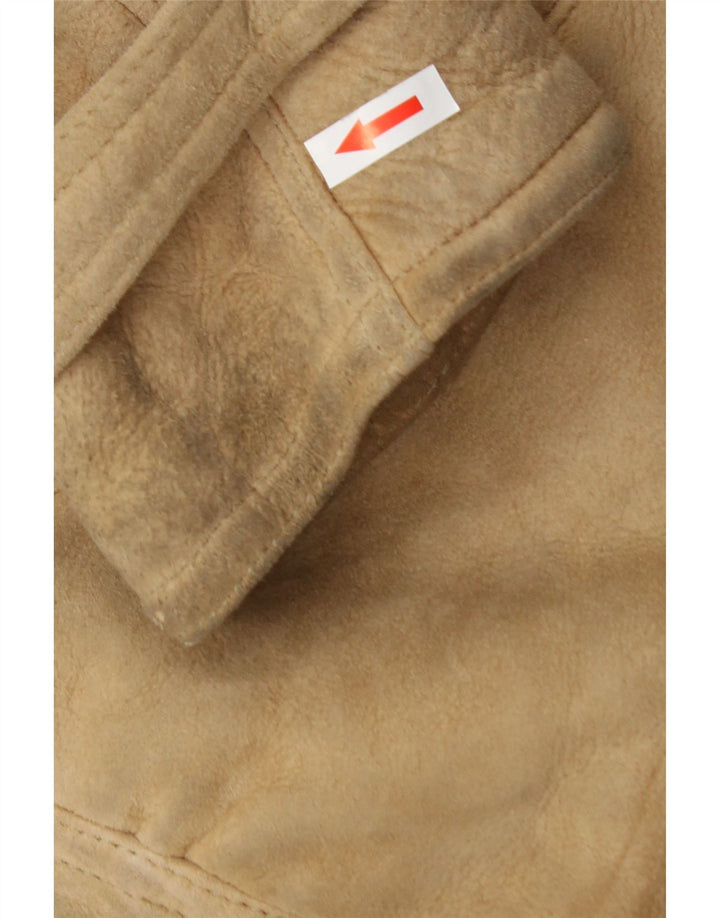 Męska kurtka Shearling z podwójnymi piersiami McGregor IT 50, duży beż