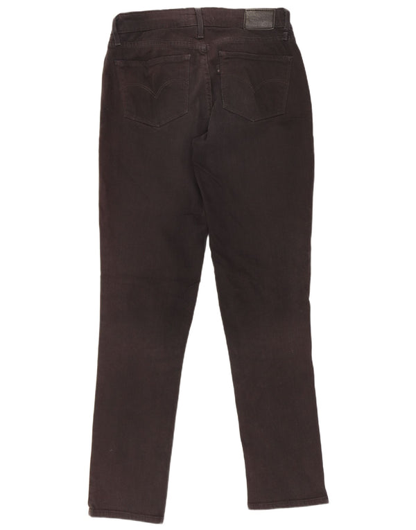 Damskie jeansy Levi's 712 Slim W26 L30 Czarna bawełna