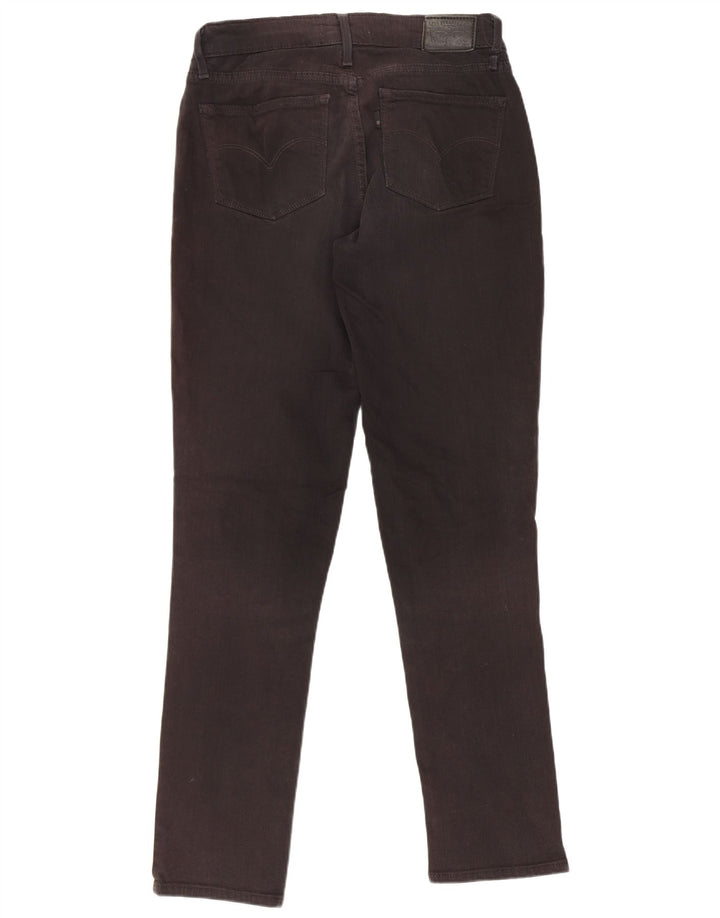 Damskie jeansy Levi's 712 Slim W26 L30 Czarna bawełna