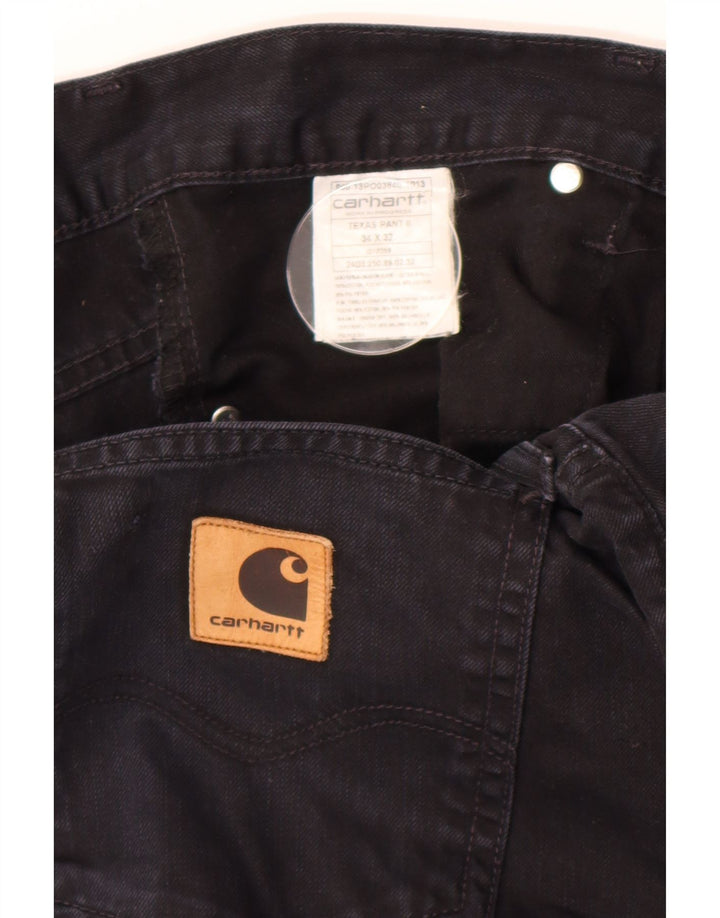 Jeansy Carhartt Męskie W34 L32 Granatowe Bawełniane