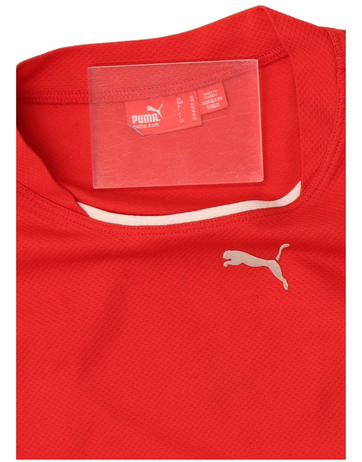 Męska koszulka Puma z długim rękawem XL w kolorze czerwonym