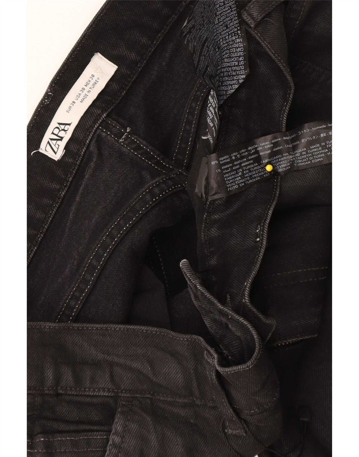 Męskie jeansy cargo Zara EU 38 Small W30 L30 Czarna bawełna