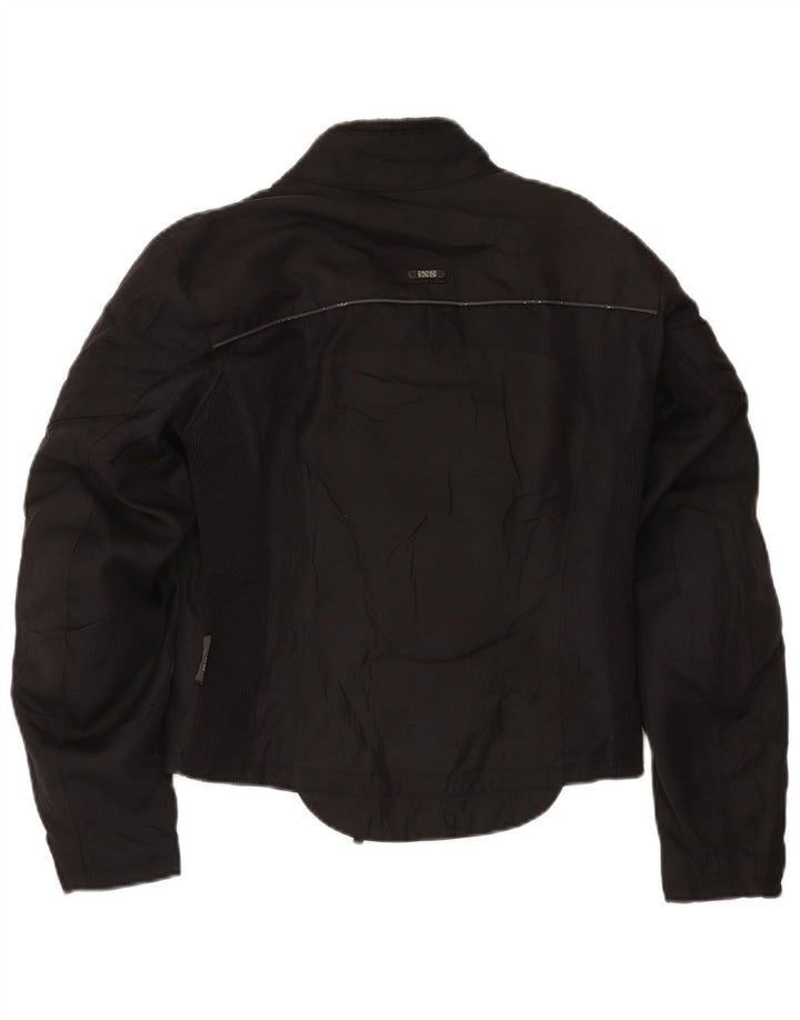 IXS Womens Racer Jacket UK 10 Small Black Polyester Motorcycle