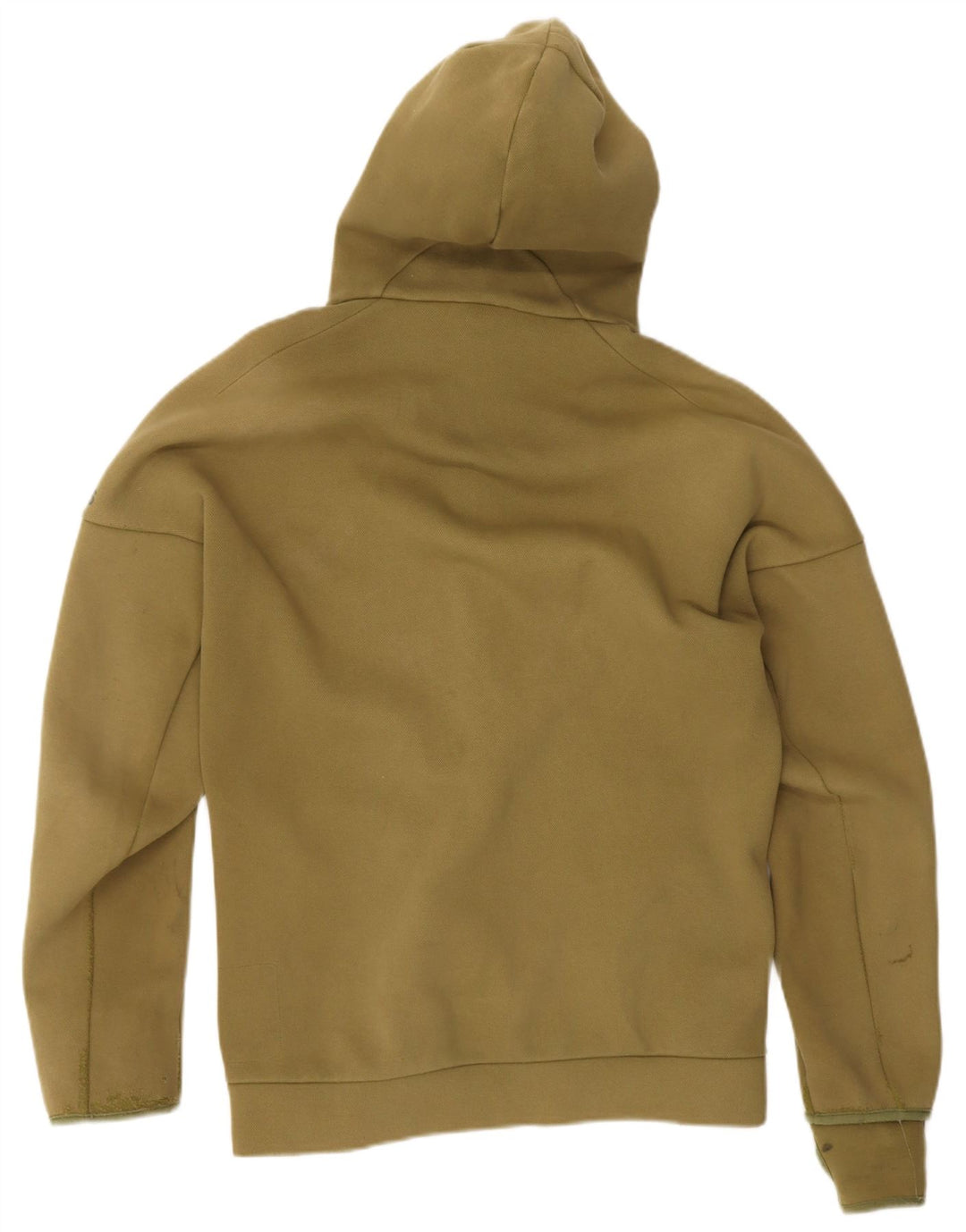 Męski sweter z kapturem Adidas z grafiką, duży, khaki