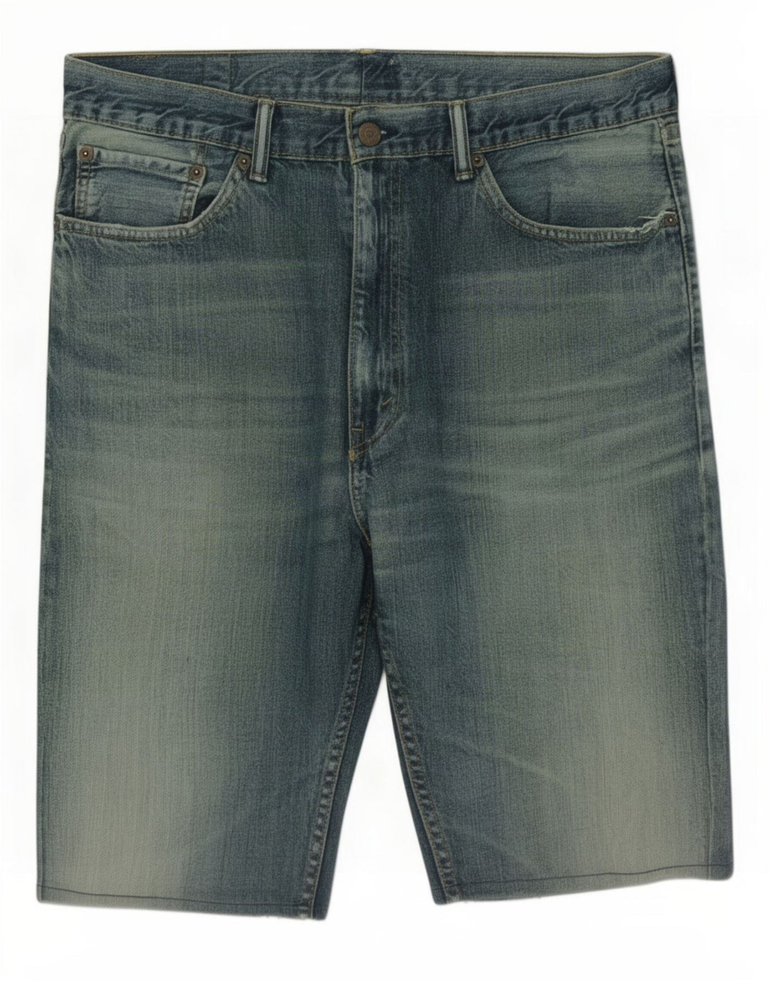 Męskie spodenki jeansowe Levi's 505, duże, W36, niebieska bawełna