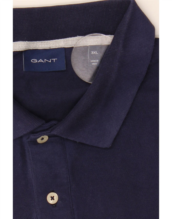 Męska koszulka polo GANT 3XL granatowa