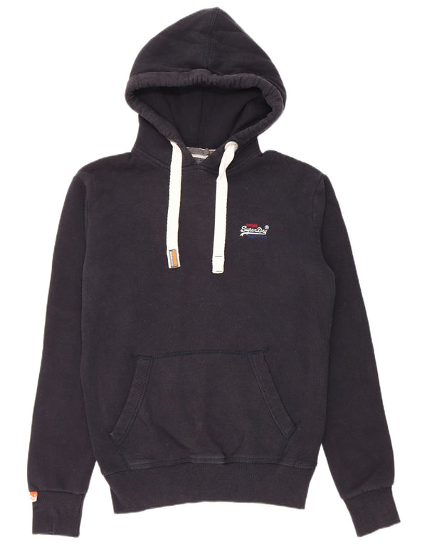 Męski sweter z kapturem Superdry XS, granatowy, bawełniany