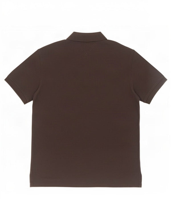Męska koszulka polo o regularnym kroju Tommy Hilfiger XL, czarna, bawełniana