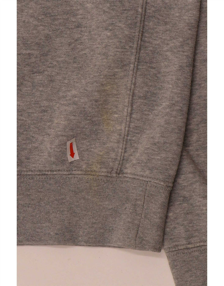 Męska bluza dresowa Nike, średnia, szara, bawełniana nakrapiana