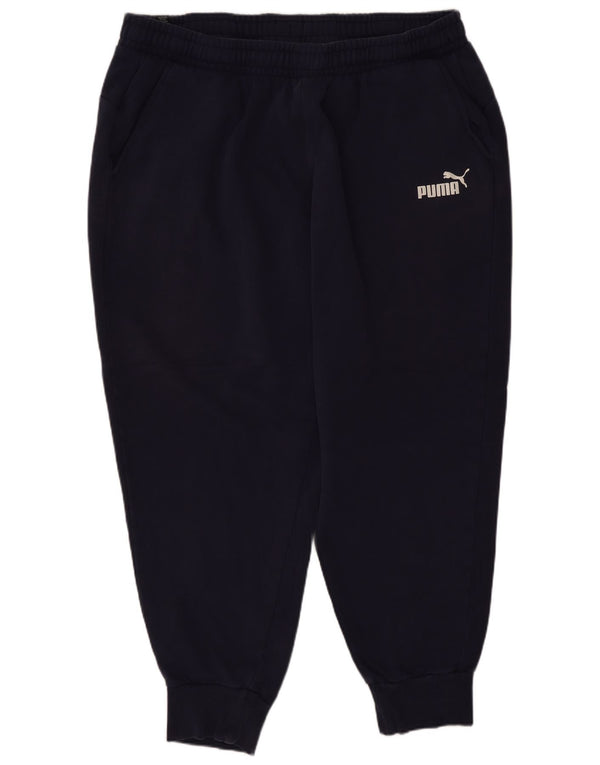 Męskie spodnie dresowe Puma Joggers 2XL Granatowe, bawełniane