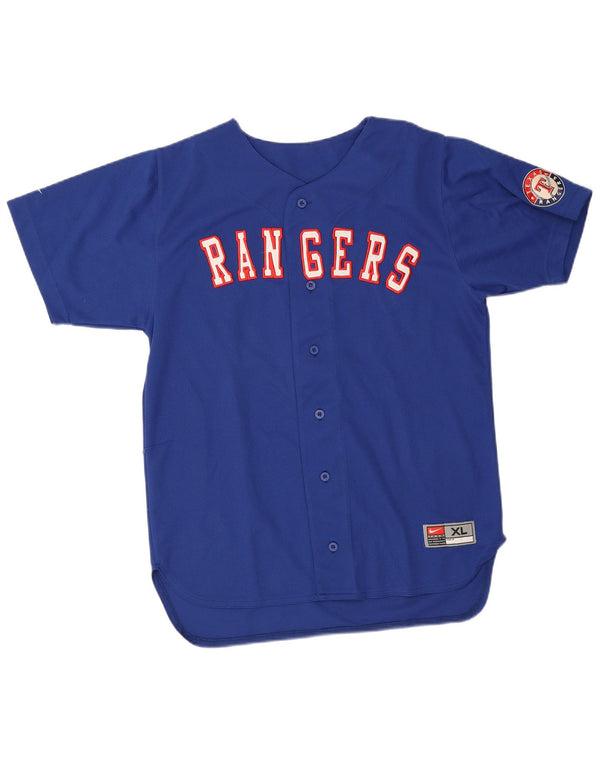Koszulka chłopięca Nike Rangers Graphic Jersey 13-14 lat XL, niebieska, poliester