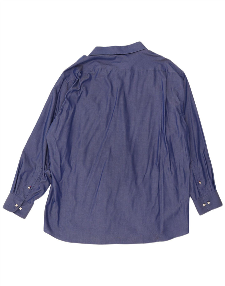 Koszula męska Tommy Hilfiger o regularnym kroju, rozmiar 18 2XL, niebieska bawełna