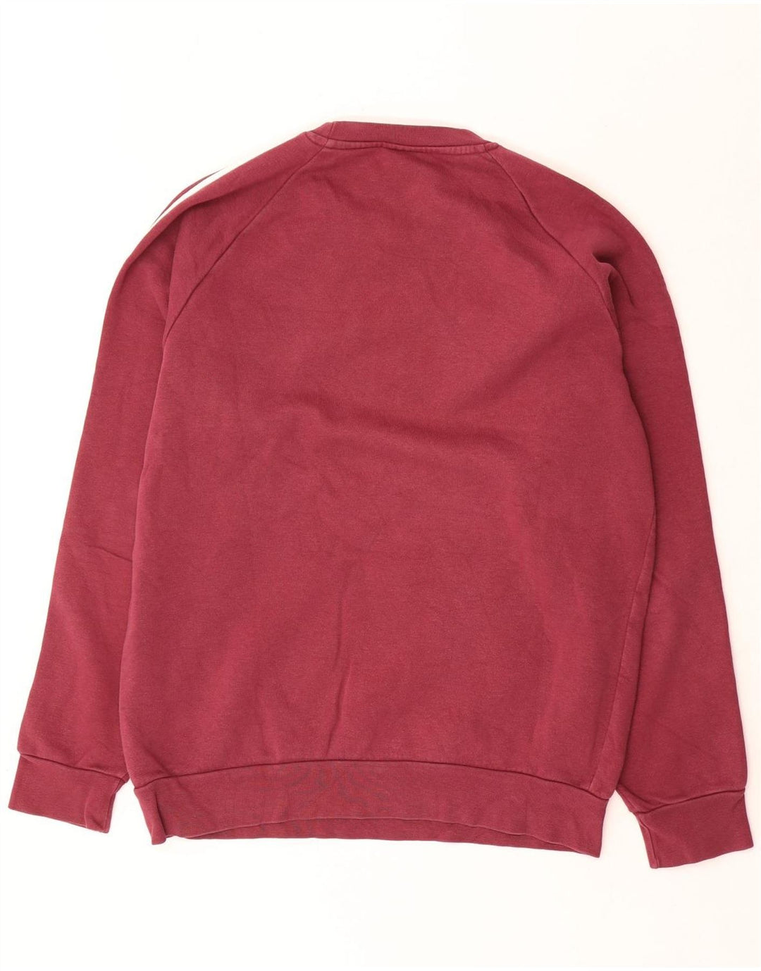 Adidas Męska Bluza Sweter Mała Burgundowa Bawełniana
