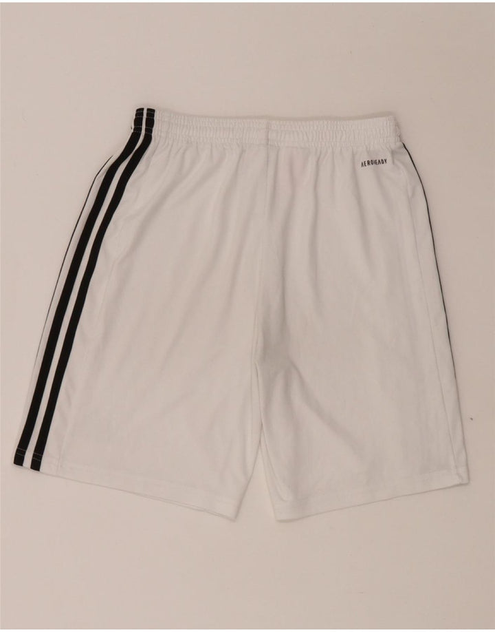 Chłopięce spodenki sportowe ADIDAS Aeroready 15-16 lat, biały poliester
