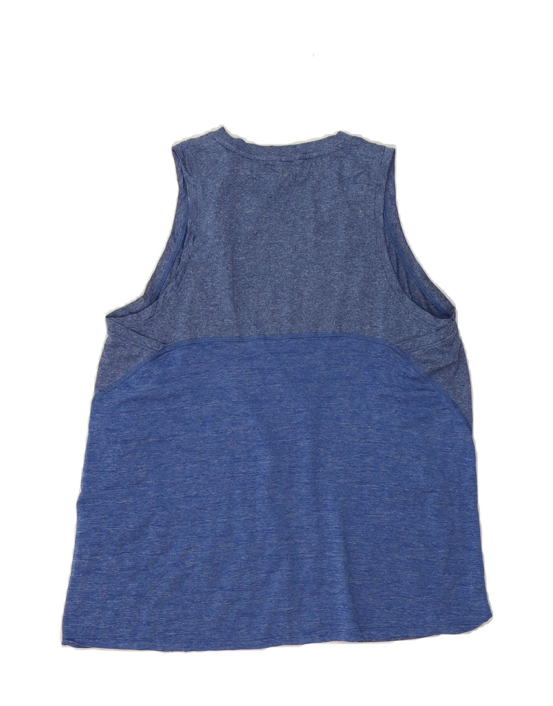 CHAMPION Womens Vest Top UK 14 Large Blue Colourblock Vintage Champion and Second-Hand Champion from Messina Hembry 