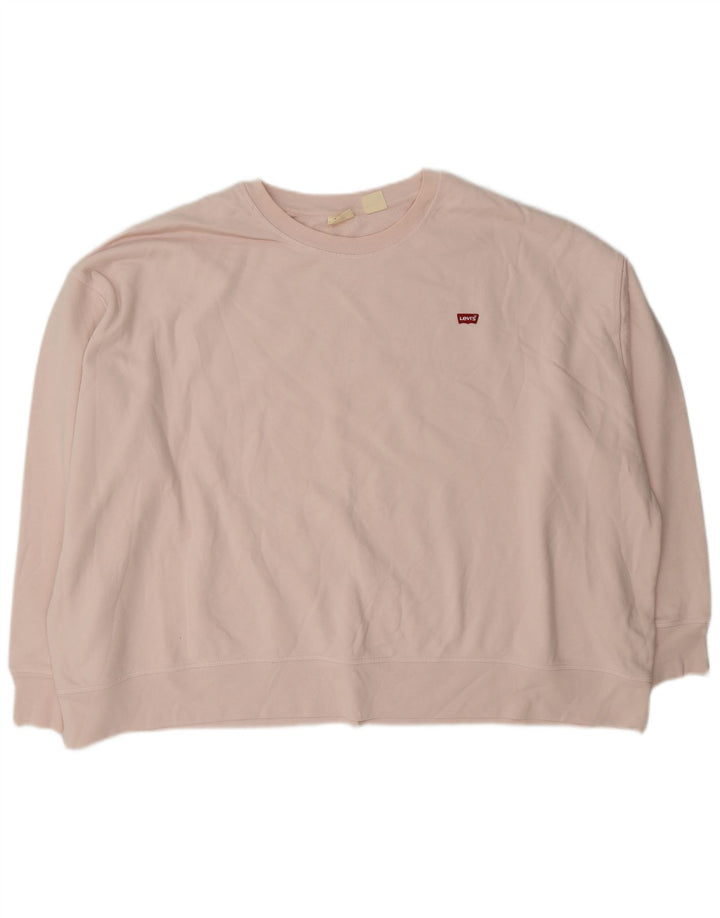 Damska bluza Levi's UK 24 4XL Różowa bawełna