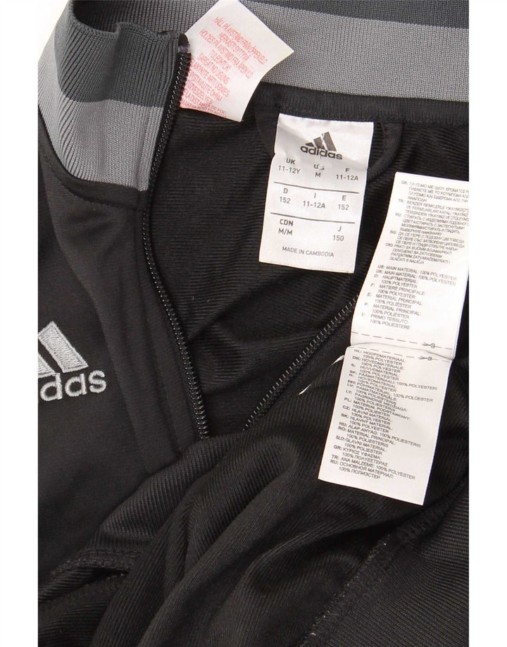 Chłopięca bluza dresowa Adidas 11-12 lat, czarna, poliester