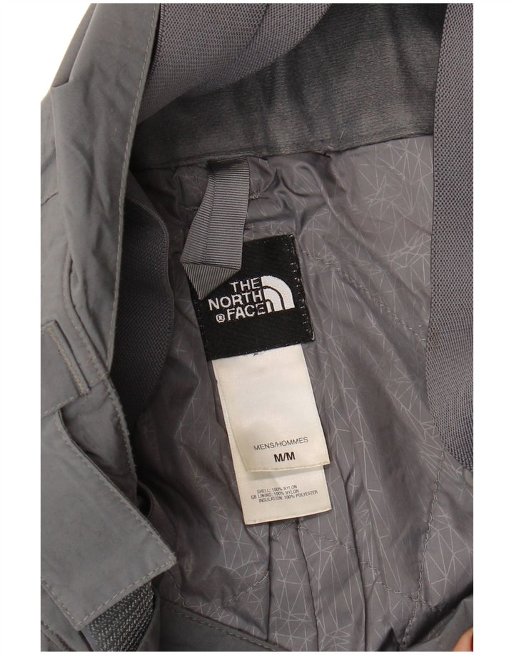 Męskie spodnie narciarskie The North Face Ogrodniczki w kolorze średnioszarym, nylonowym