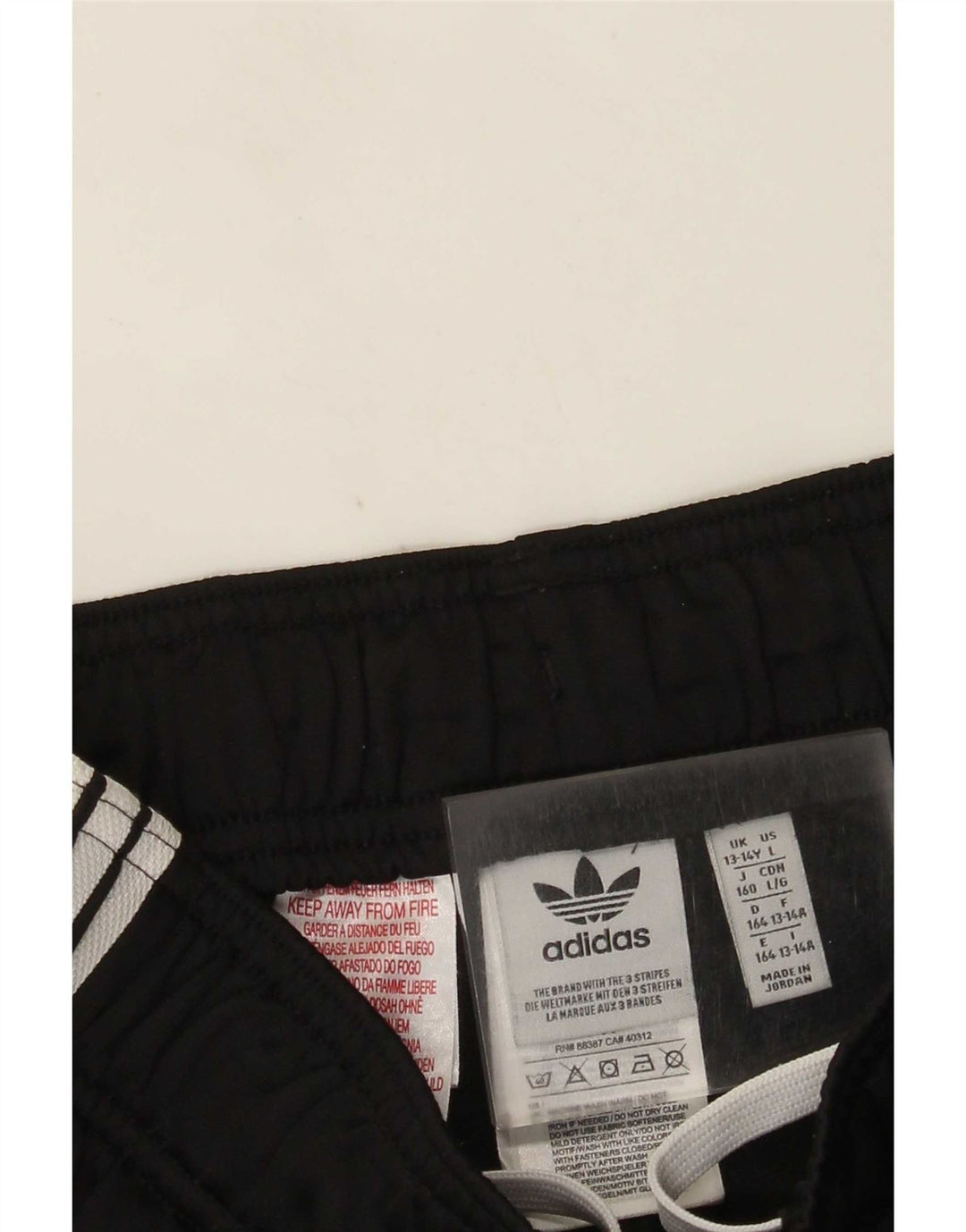 Adidas Chłopięce Spodnie Dresowe Joggery 13-14 Lat Czarny Poliester